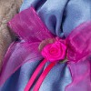 Зайка Ми в голубом платье с розовым бантиком, 32см, коллекция Город